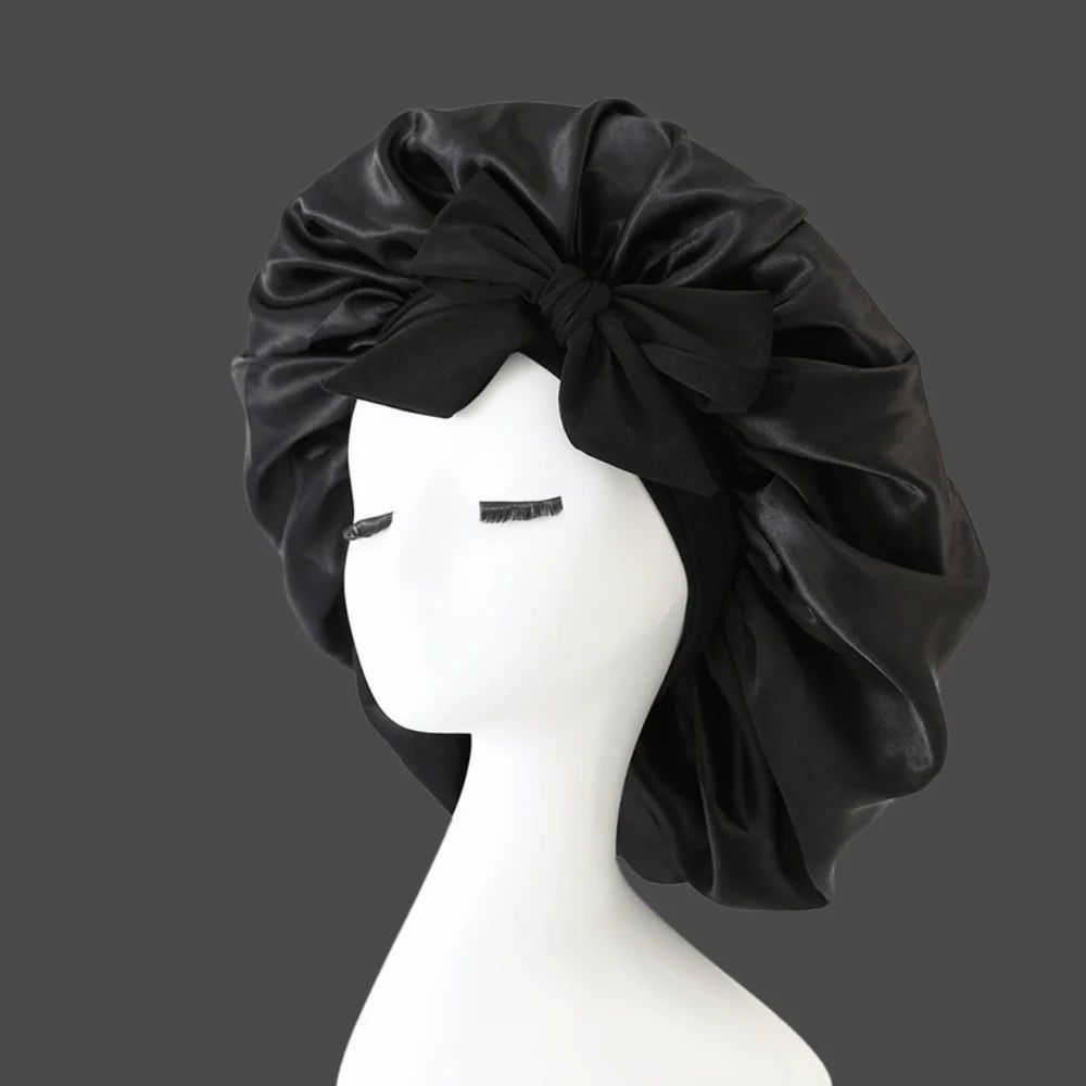 FLOVAIR CrownSilk™ – Bonnet de Nuit Premium en Satin